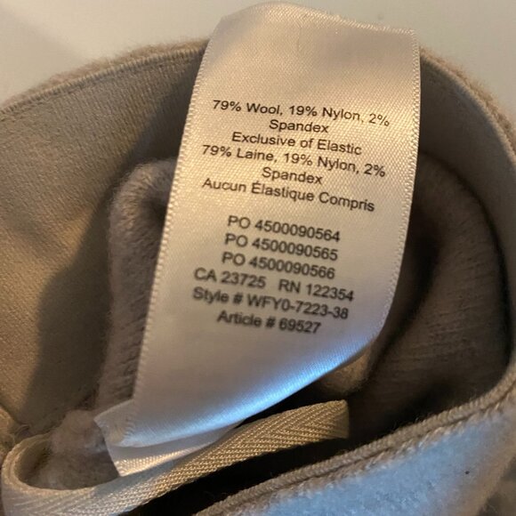 Aritizia The Group Babaton Long Stretch Wool Blend Soft Gray Skirt XXS - Picture 7 of 7